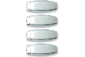 NU-SET | 4RV013 RV Baggage Door Catch | 4 Pack | RV Accessories & Door Hardware (White)