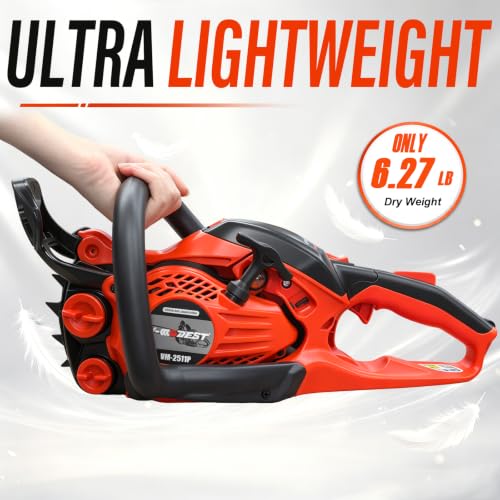 14 inch Gas Chainsaw, 25cc Lightweight Rear Handle Chainsaw photo 9