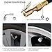 HEALiNK Digital Tire Pressure Gauge, 200 PSI Accurate Car Air Tire Inflator with Pressure Gauges, with LED LCD Air Chuck Rubber Hose Valve Extender Accessories for Motorcycle Bike Truck Vehicles