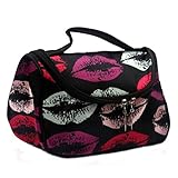 HMILYDYK Handy Cosmetic Case Brushes Bag Appropriate Capacity Portable Women Lady Makeup Cosmetic Bags Storage Tidy Travel Pocket Bags