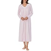 Eileen West Long Nightgown - Soft and Cozy Dream Sweater Knit Long Sleeve 50" Ballet Gown