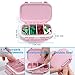 4 PC Pill Cases 4 Removable Compartments Pill Box Organizer Medicine Travel Pill Case for Pocket or Purse Daily Pill Box (4PCS Pill Cases 4 Removable Compartments)