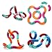 NANAHouse Set of 4 Tangle Fidget Sensory Toys Relieves Stress and Anxiety Attention Toy - Random Color