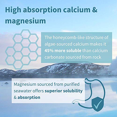 Calcium & Magnesium, 21 Plant Based Algae Mineral Complex with Boron