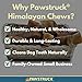 Pawstruck XL Monster Himalayan Yak Cheese Chews for Dogs, Premium Long-Lasting Natural Treat for Aggressive Chewers, High Protein, Odorless, Limited Ingredient, 1 Pack, Packaging May Vary