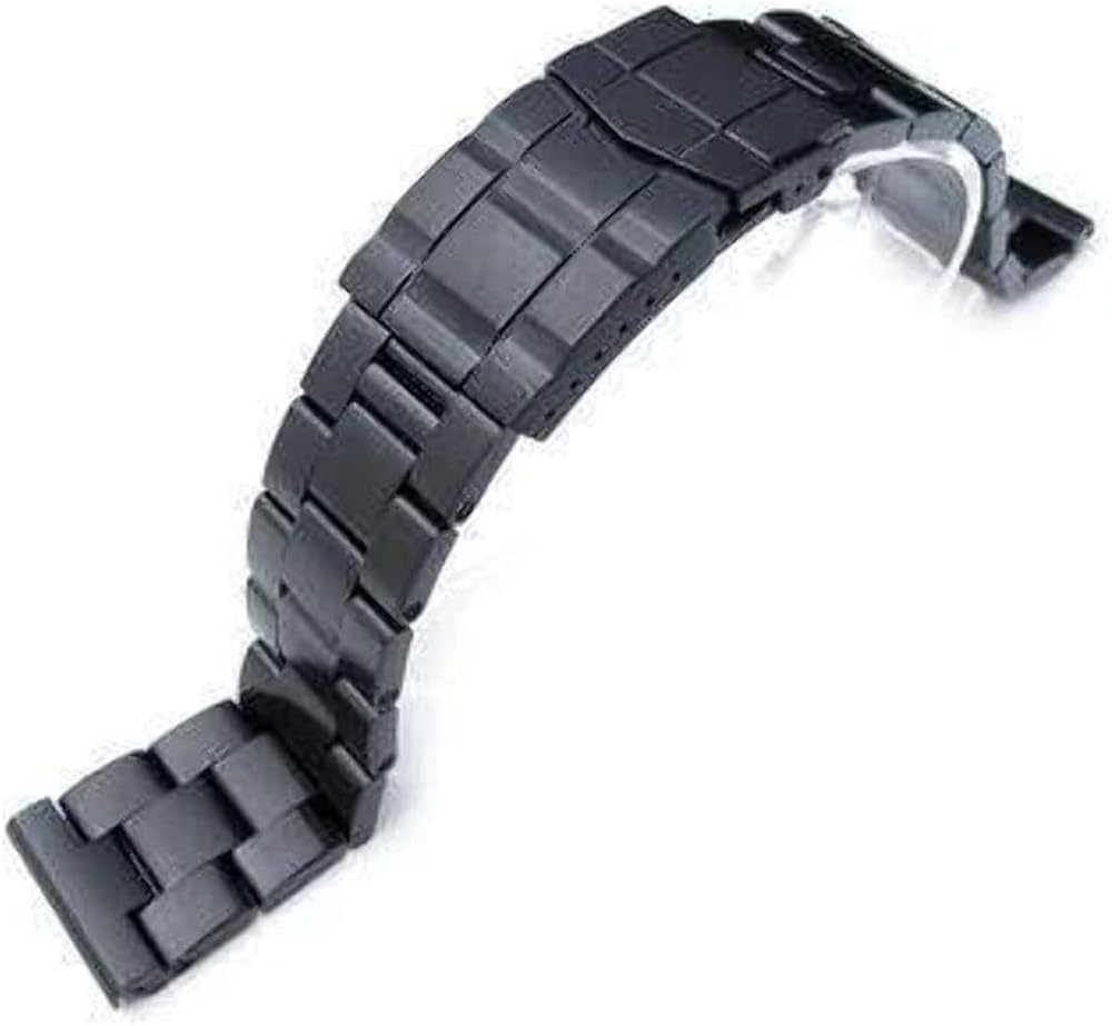 Cinturino Strapcode 22mm Super Oyster per SEIKO Diver SKX007, chiusura