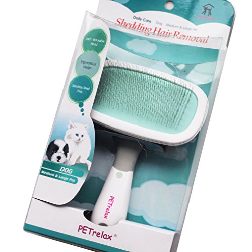 Pet Dog Cat Grooming Slicker Brush Comb Tool 360 Rotating For