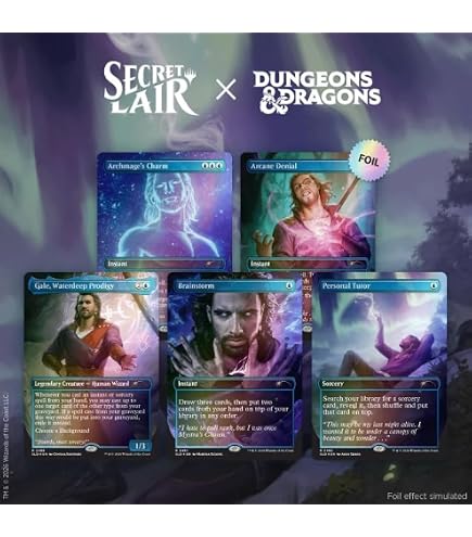 Amazon.com: Magic: The Gathering Secret Lair x Dungeons & Dragons