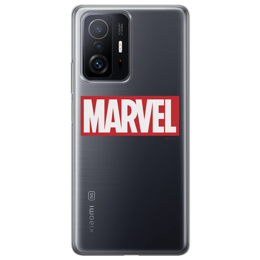 ERT GROUP mobile phone case for Xiaomi 11T 5G / 11T PRO 5G original and officially Licensed Marvel pattern 006 optimally adapted to the shape of the mobile phone, partially transparent