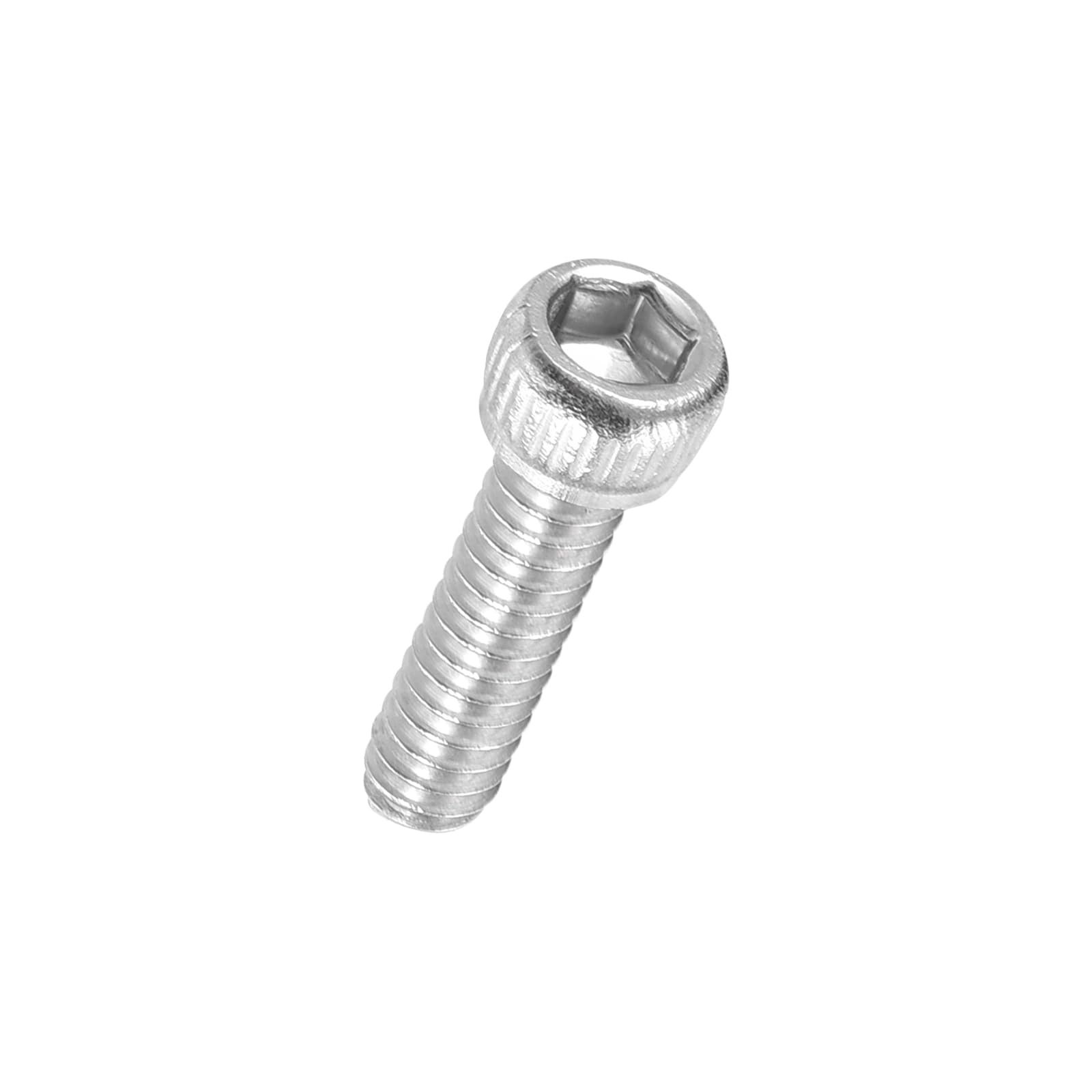 Kozelo 100pcs Socket Head Cap Screws - [#0-80 x 1/4"] 304 Stainless Steel Allen Socket Drive for Electrical Motor 3D Printing Fan Engine Replacement Use, Silver