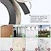 Gimars Anisotropic Strong Magnetic Strip Tape with Prime Sticky Adhesive - Ideal 1 Inch x 10 Feet Magnetic Roll for Craft and DIY Projects