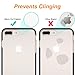 iPhone 7 Plus / 8 Plus Case, DTTO [Aureole Series] Style Clear Slim Fit Anti-Scratch Air-Cushion Protective Cover Soft TPU Gel Bumper 5.5 Inch Back Case for Apple iPhone 7 Plus / 8 Plus, Dark Black