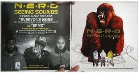 Amazon Com Nerd N E R D Poster Flat 2 Sided Seeing Sounds Prints Posters Prints