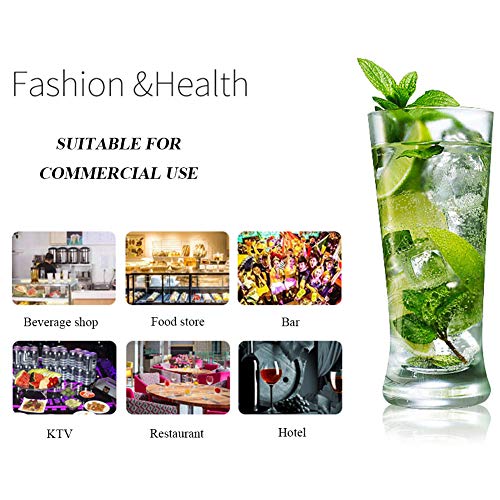 FRIDGE Eiswürfelmaschine Crushed Ice Eiswürfelbereiter 40kg Eiswürfel 24h Eiswürfelmaschine Mit Griff Automatische… – Bild 7