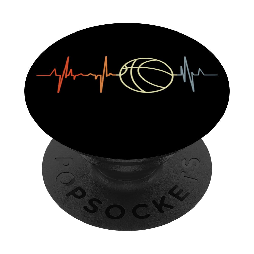 Vintage Basketball Pulse Line PopSockets Swappable PopGrip