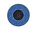 ABN 3in T27 60 Grit Zirconia Alumina Flat Flap Disc Roloc Roll Lock Sandpaper Wheels 10 PK - Maximum 8,000 to 10,000 RPM