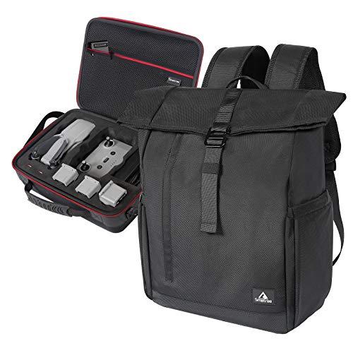 Smatree Backpack with Hard Carrying Case Compatible for DJI Air 2S