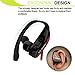 TOTU BT-2 V4.1 Bluetooth Headphones Wireless Music Stereo Sports Headset - Red