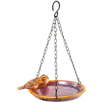 Rockin Robin Hanging Dish Bird Feeder By Tom Chambers Amazon Co