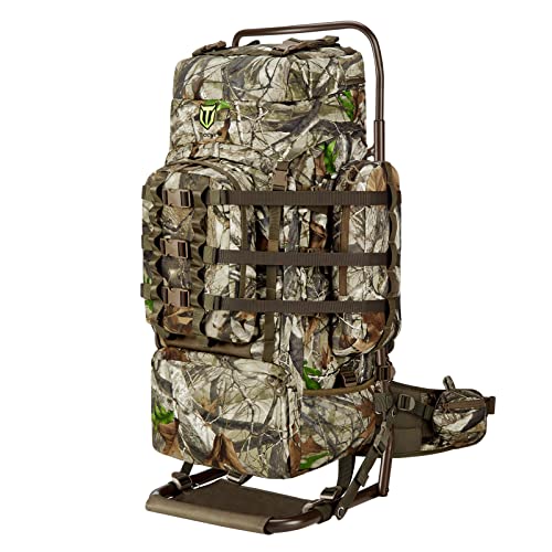 TIDEWE Hunting Backpack 5500cu with Frame and Rain Cover for Bow