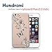 iPhone 6 Plus Case,iPhone 6S Plus Case Hundromi iPhone 6 6S Plus Plastic [Scratch-Resistant] Translucent Hard Back Case Cover for iPhone 6 Plus/iPhone 6S Plus(Floral Butterfly)