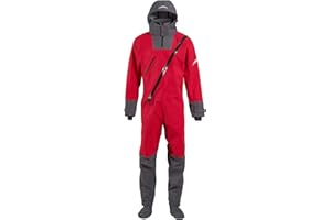 Kayak Dry Suit for Men Waterproof Fabric Drysuit With Latex on Neck and Wrist Dry Paddling Suit