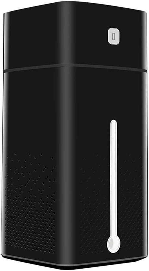 Air Purifier And Humidifier 2 in 1,with True Filte/Romantic 7 Color Light, Suitable for Home, Office, Bedroom, Kitchen, Car And Other Small Spaces,Black