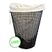 Green Earth Bags 3 PACK Extra Large Cotton Canvas Laundry Bag, 28
