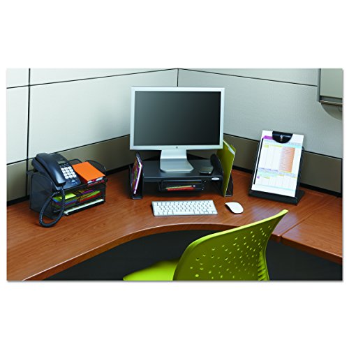 Safco Onyx Mesh Telephone Stand with Drawer, 2160BL Office File