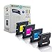 INKUTEN Ricoh GC41 4PK Color Print Ink Cartridges with Sublimation Ink for SG 3110DNw SG 3110DN SG2100 SG2010 Printers. GC41K, GC41C, GC41M, GC41Y Heat Transfer