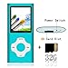 Tomameri - Portable MP3 / MP4 Player with Rhombic Button, Including a Micro SD Card and Support Up to 64GB, Video Player, Compact Music, Photo Viewer Supported (Blue)