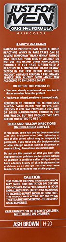 Just For Men Original Formula Men's Hair Color, Ash Brown (Pack of 3)