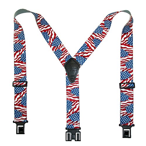 Perry Suspenders Mens Elastic Hook End 2 Novelty Suspenders
