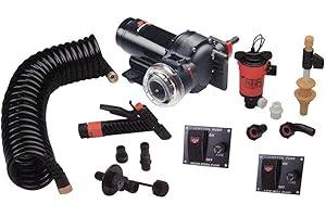 Johnson Pumps 64634 Aqua Jet 5.2 GPM Wash Down/550 Live Well Kit