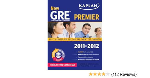 New Gre 2011 2012 Premier With Cd Rom Kaplan Gre Kaplan - 