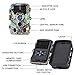 AUCEE Tracker Trail Camera, 16MP 1080P 120° PIR Sensor Wildlife Hunting Camera 65ft Infrared Scouting Camera with Night Vision 46pcs IR LEDs, IP56 Waterproof 0.2s Trigger Time Game Camera