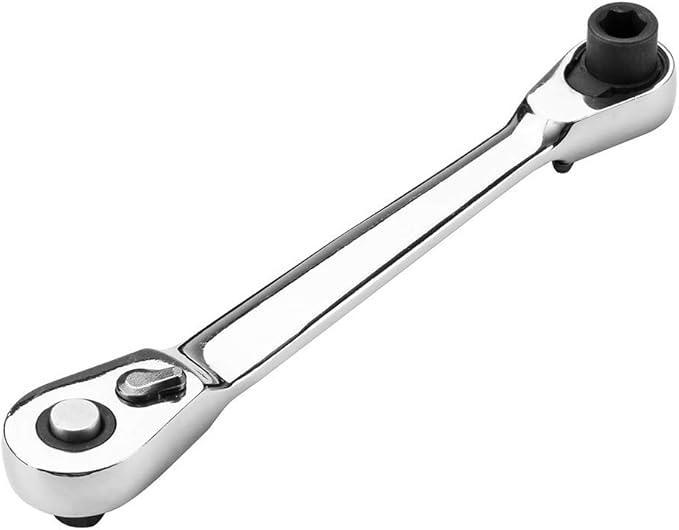 6pcs Mini Socket Wrench Hand Tool Set 1 4 1 2 3 8 3 4 Ratchet Breaker Drive Spanner Set Pneumatic Sleeve Adapter Wrench Color Red Power Hand Tools Socket Wrenches