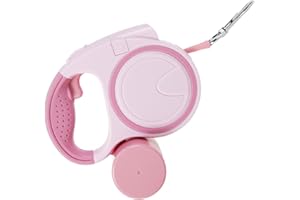 Retractable Dog Leash, 8 m Automatic Telescopic Dog Walking Leash with Waste Bag and Nonslip Grip, Free Pet Walking Leash, 3 