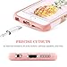 BENTOBEN iPhone 6 Plus Case, iPhone 6S Plus Case, Pineapple Dual Layer Protective Glossy Phone Case Cover, White/Rose Gold