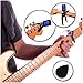 Guitar Capo Tuner for Acoustic and Electric by Gain Music Gear - Clips On Strings - Battery Included!
