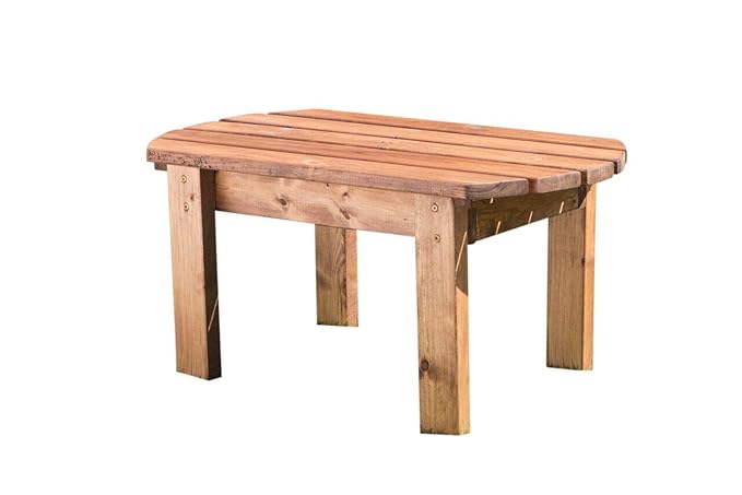 Rustic Style Heavy Duty Wooden Garden Coffee Table: Amazon.co.uk ...