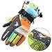 RunRRIn Ski Gloves, Waterproof Snow Gloves -30℉ Winter Gloves for Cold Weather, Warm Snowboarding Gloves - for Men, Women, Kids, Boys and Girls
