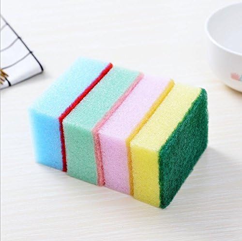 Jamisonme 10PCS Eco Friendly Viscose Sponges Heavy Duty Household Cleaner Sponge for Home Kitchen and Bathroom Bathroom