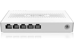 Tenda 5 Port 2.5G Ethernet Switch, Multi-Gigabit 2.5Gb Ethernet Splitter, Unmanaged Network Switch, 5 x 2.5 Gigabit Ports, Pl
