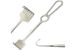 VR Instrument Supply Volkman Retractor 8.5" Sharp 6 Prongs Veterinary Surgical German Stainless Steel Instruments