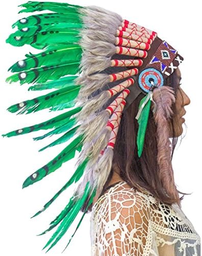Adjustable! Native American Indian Style Headdress | Many Colors