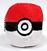 POKEMON Catcher - 6 Piece Poké Ball Plush Party Favor Set Featuring 6 Red Poké Balls