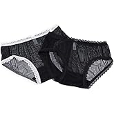 CANNONG Luxurious 100% Mulberry Silk Women's Mid-Low Waist Panties & Briefs - Soft & Comfortable Ladies' Underwear, 2-Pack