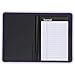 Samsill Fashion Portfolio for Women, Diamond Deboss Design, Junior Size Writing Pad, 5 x 8 inches (Purple)