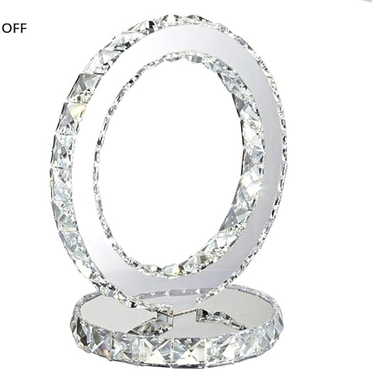 Kreative Kristalltischleuchte Modern Style Nachttischlampe Einfach